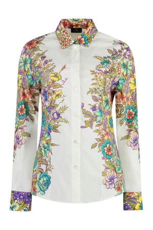 Printed cotton shirt-0